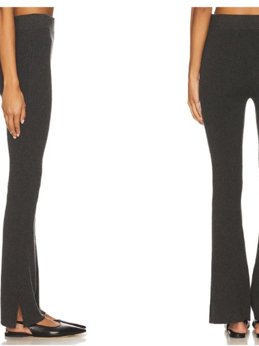 Favorite Daughter The Runway Kick Flare Pants Black Medium